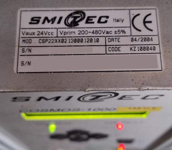 KZ1000-40, Smitec, COSMOS-1000, CSP22XX021300012010 Servosteuereinheit
