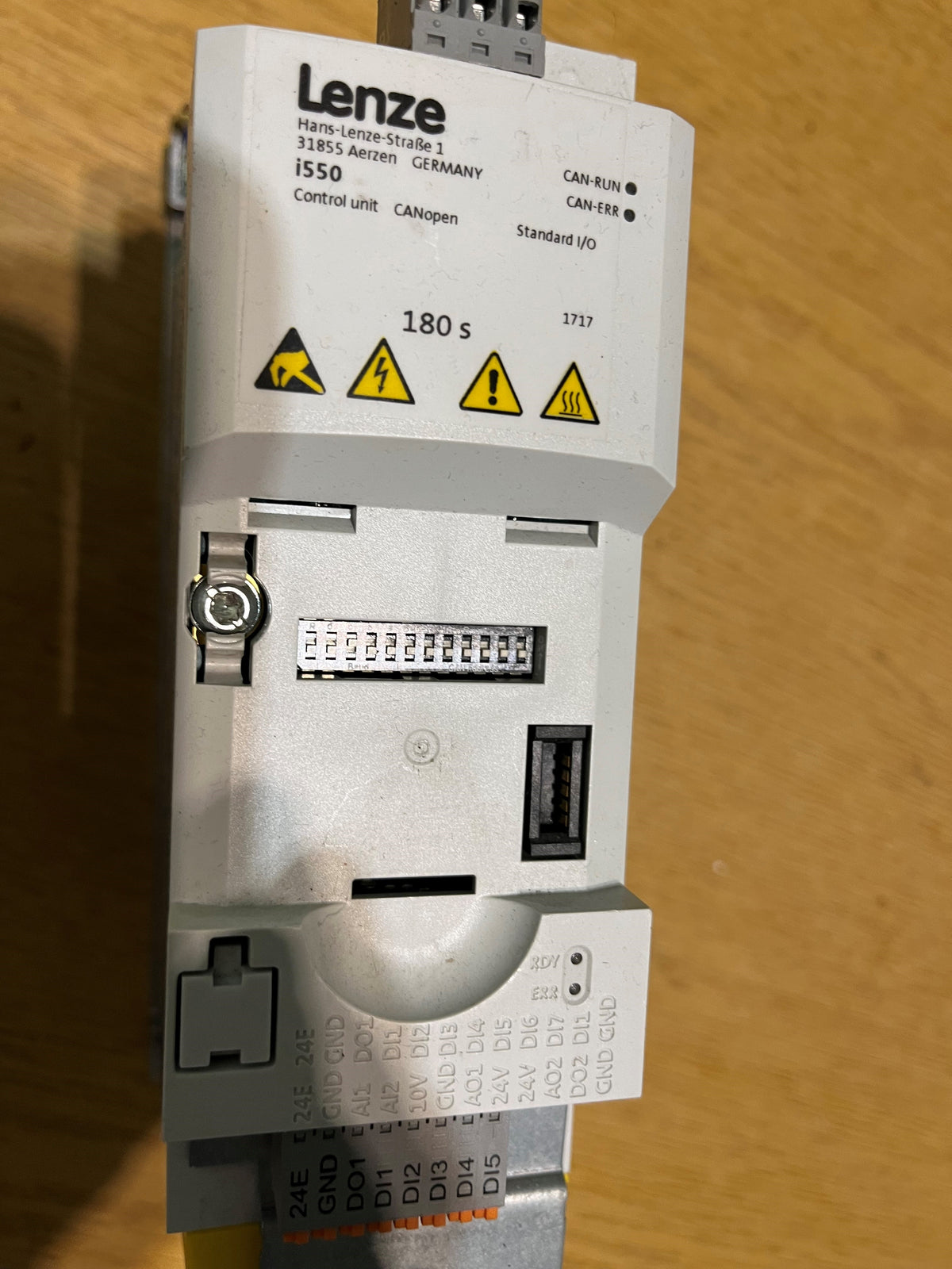 I5DAE155B10010000S, i550 cabinet-sorozat, Lenze vector frekvenciaváltó, 0.55kW