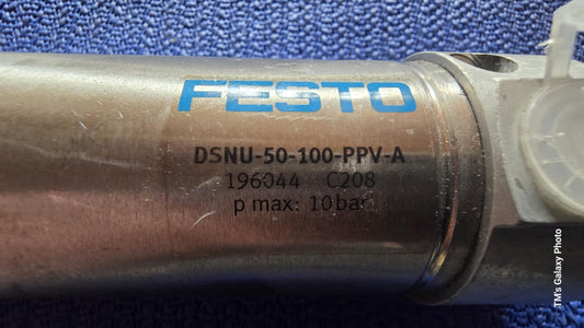 DSNU-50-100-PPV-A, 196044, pneumatic cylinder, piston rod cylinder, Festo