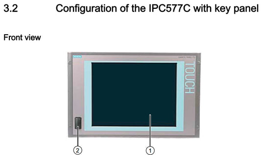 6AV7885-5AK21-1DA2, SIMATIC HMI, IPC 577C, Siemens
