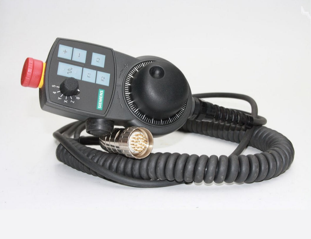 6FX2007-1AD03, magnetically locked handwheel for SINUMERIK, with 2.1 m spiral cable, Siemens