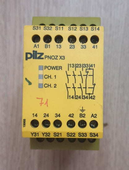PNOZX3 230VAC 24VAC L521-99 0409, Pilz, Sicherheitsrelais
