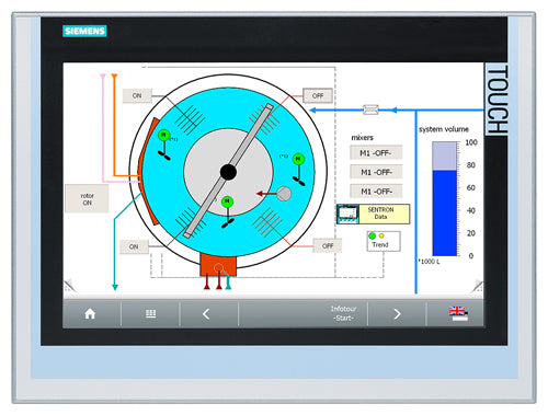 6AG1124-0QC02-4AX0, SIPLUS HMI TP1500 Comfort panel, Siemens