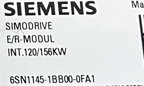6SN1145-1BB00-0FA1, E/R module, 120/156kW