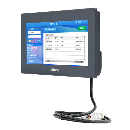 G100E‑LRF، 10" انکیپسلیٹڈ ڈسپلے، IP65، 1024x600، Kinco