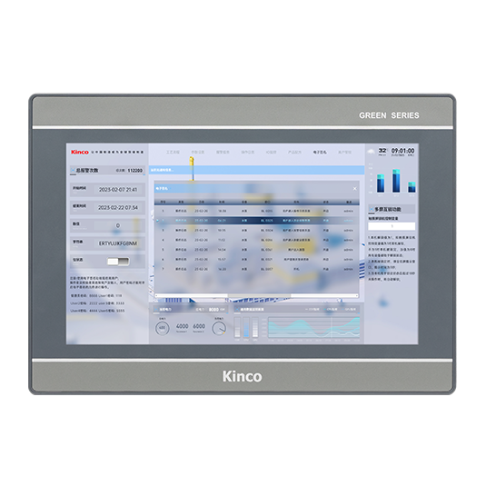 G2101E, HMI, 10.1”-os TFT LCD kijelző, 1024x600, Kinco