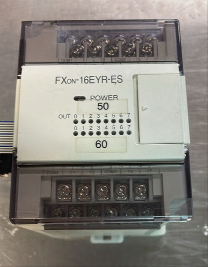 FXon-16EYR-ES/UL, PLC, FX2N moduláris bővítő egység, 16 relékimenettel, Melsec-F sorozat, Mitsubishi