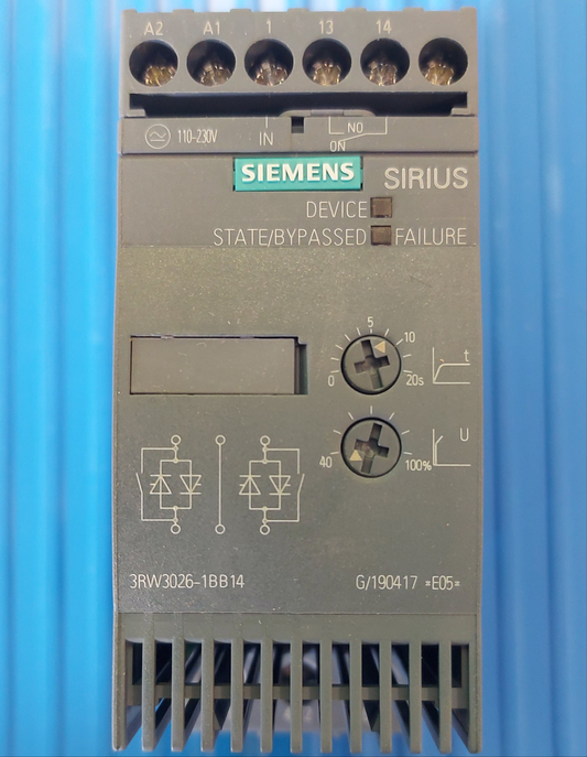3RW3026-1BB14, SIRIUS Sanftstarter 25A, 11kW, Siemens