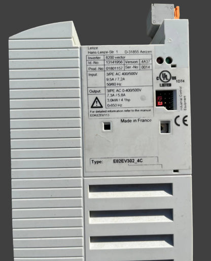 E82EV302_4C, Lenze inverter, 5.8A, 3kW