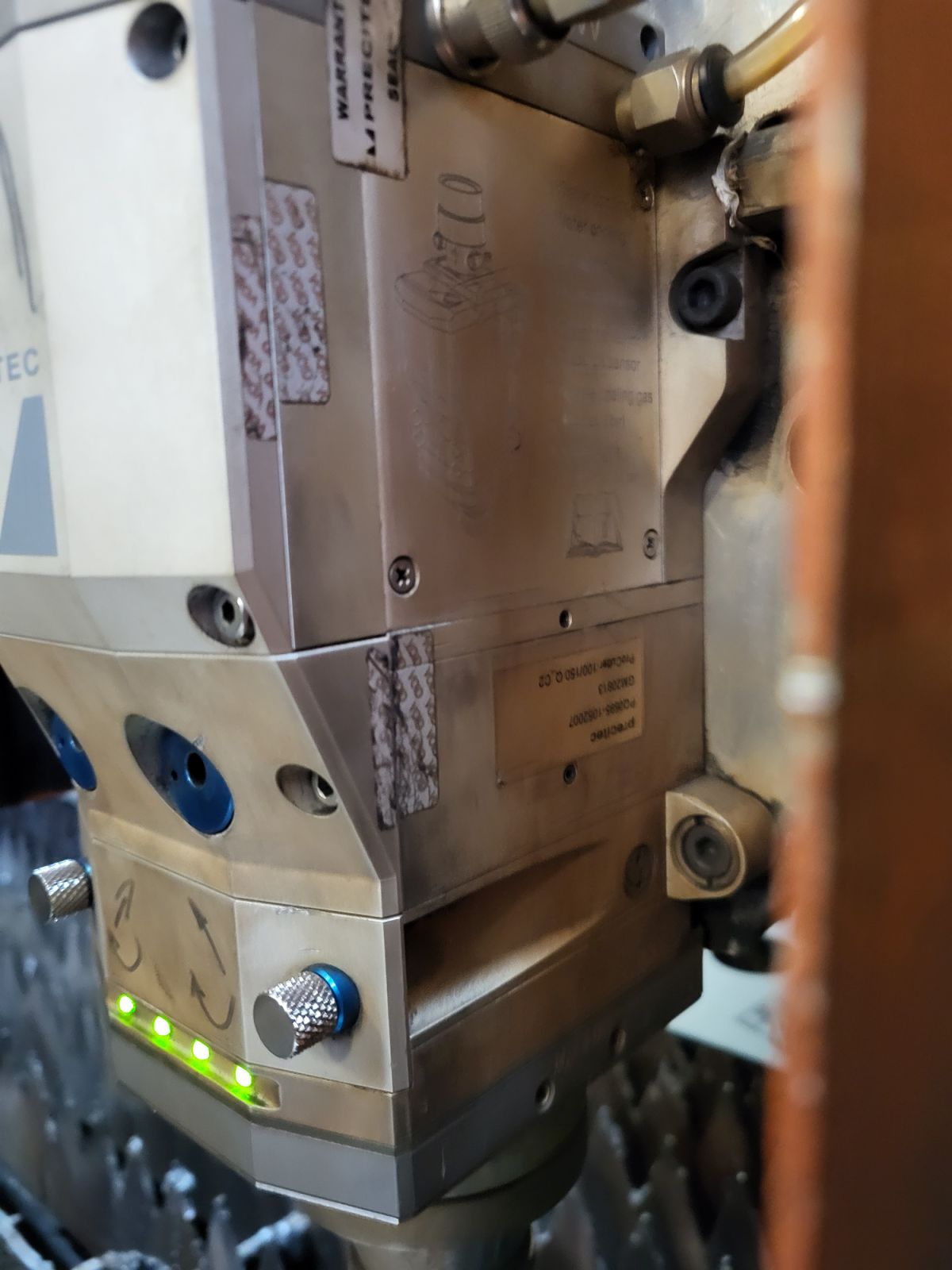 PQ0595-1052007, Procutter 100/150 Q_C2, kepala pemotongan laser, 6kW, Precitec