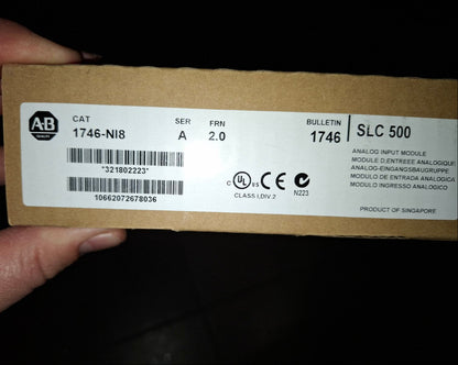 1746-NI8, SLC500, 8-Channel Analog Input Module, Allen-Bradley