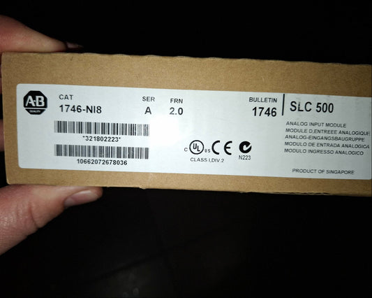 1746-NI8, SLC500, 8-Channel Analog Input Module, Allen-Bradley