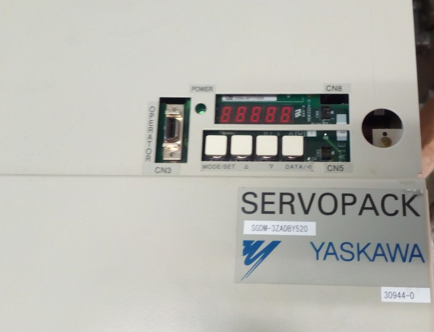 SGDM-3ZADBY520, Yaskawa-Servopack, 148 A, 30 kW, AC-Servoantrieb