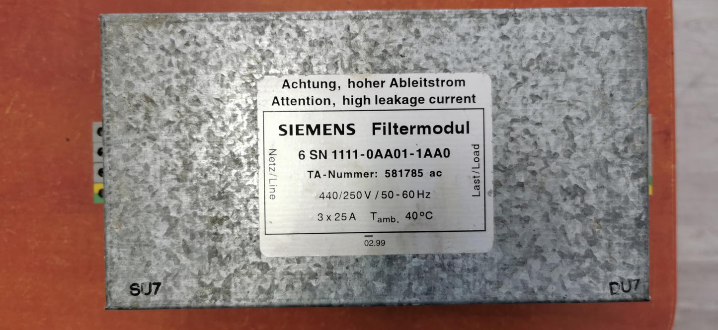 6SN1111-0AA01-1AA0, Siemens filter module