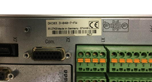 DKC03.3-040-7-FW, Rexroth, Indramat, AC servo amplifier, 40A