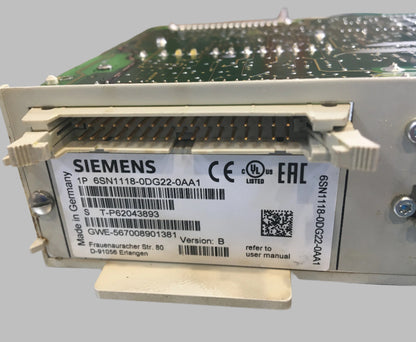 6SN1118-0DG22-0AA1, 1-Achsen-Digitalantriebskarte, Simodrive 611-D