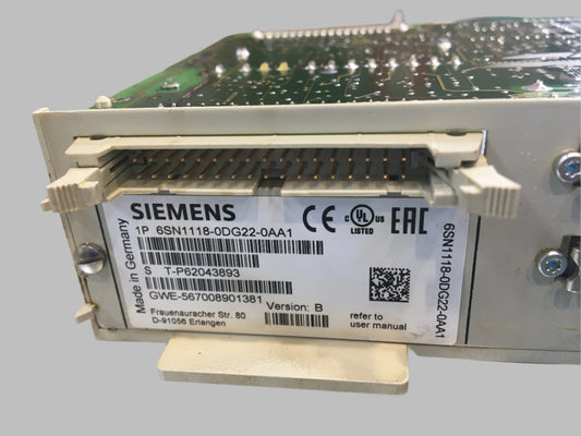 6SN1118-0DG22-AA1, 1-axis, digital drive card, Simodrive 611-D