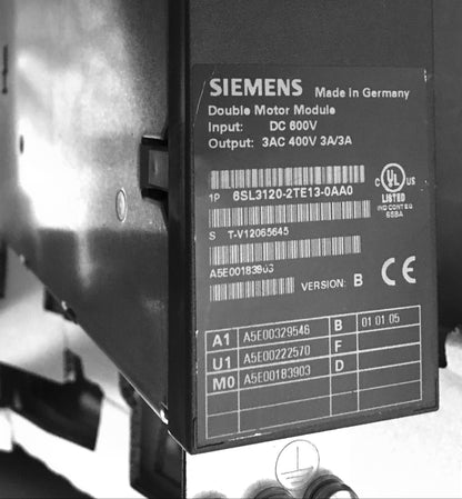 6SL3120-2TE13-0AA0, dual-motor drive module, 2x3A, 400V