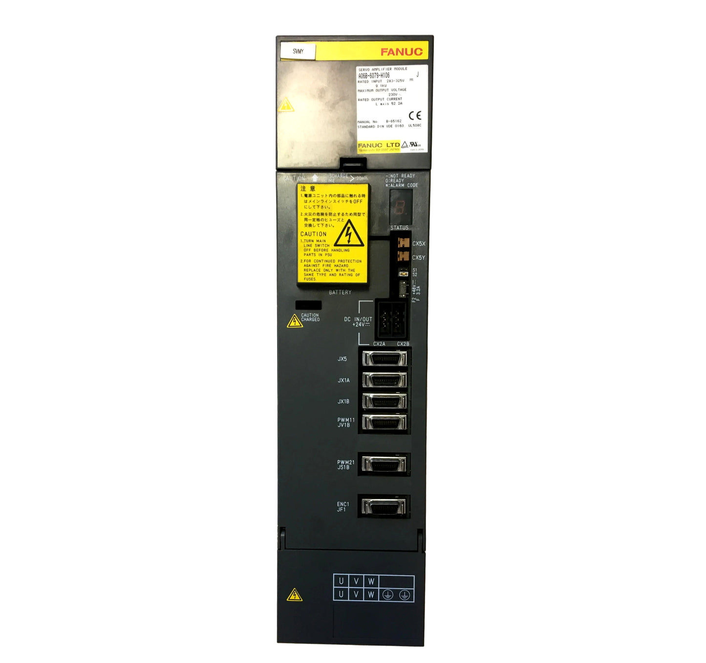 A06B-6079-H106, szervo erősítő modul, 52.2A, Fanuc