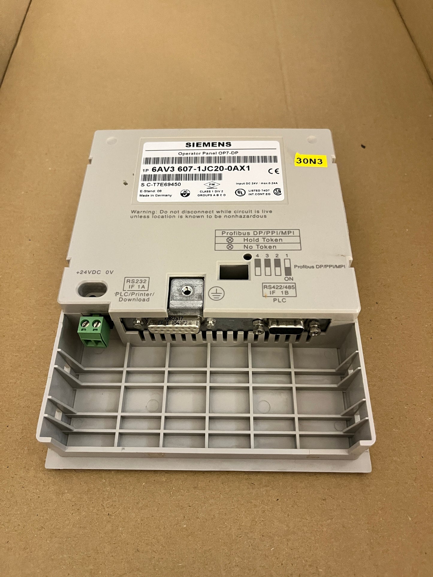 6AV3607-1JC20-0AX1, SIMATIC S7, HMI, LCD kijelző, Siemens