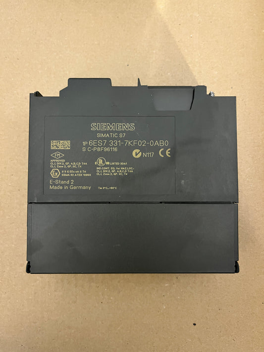 6ES7331-7KF02-0AB0, SIMATIC S7-300, AI 8×12bit, analóg kártya, Siemens