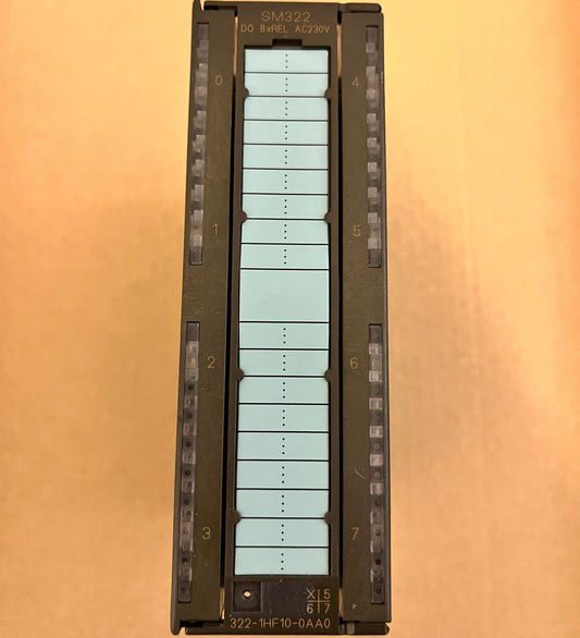 6ES7322-1HF10-0AA0, DO 8×REL, SIMATIC S7-300, Siemens, Digitale Ausgabekarte