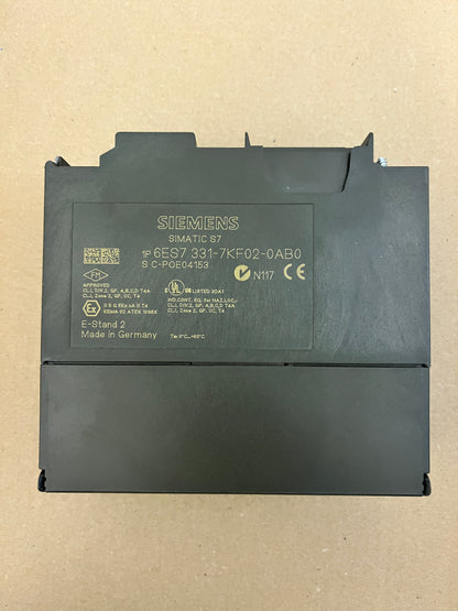 6ES7331-7KF02-0AB0, SIMATIC S7-300, AI 8×12bit, analóg kártya, Siemens