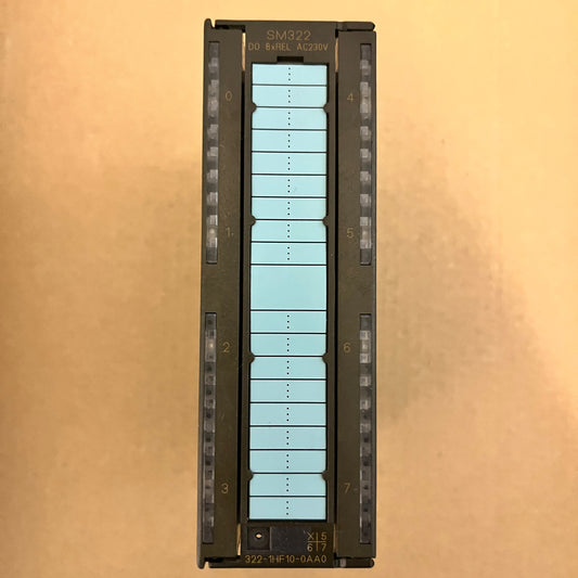6ES7322-1HF10-0AA0, DO 8×REL, SIMATIC S7-300, Siemens, Digitale Ausgabekarte