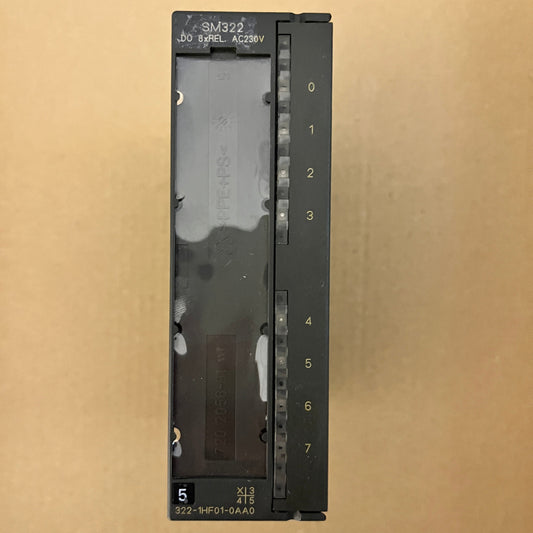 6ES7322-1HF01-0AA0, DO 8×REL, SIMATIC S7-300, Siemens, Digitale Ausgabekarte