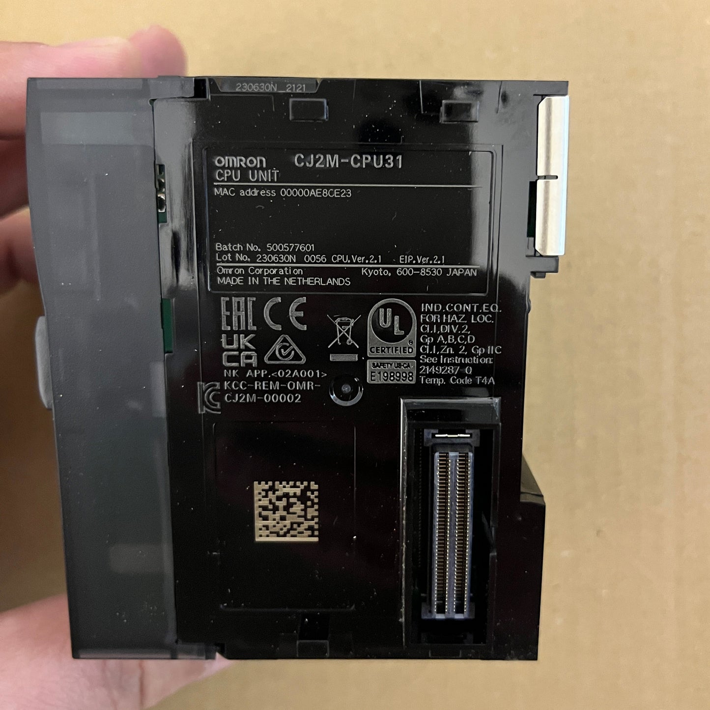 CJ2M-CPU31, SYSMAC CJ2M, CPU module, Omron