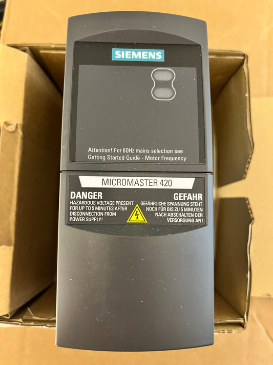 6SE6420-2AB15-5AA1, Micromaster 420, Siemens, frequency converter