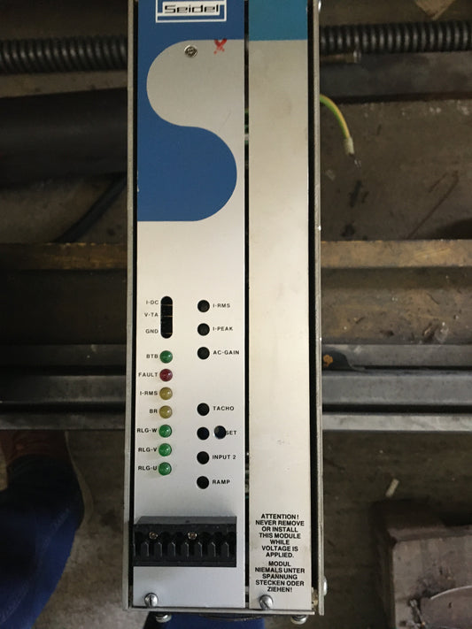 60WKS-M240/22-PB, analoge Servoverstärkerplatine, Seidel, 22A, 3,7 kW