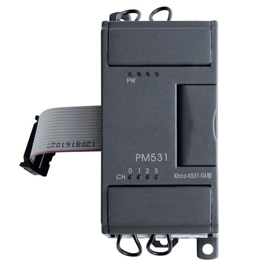 K531–04RD, PLC analóg bővítő modul K5 szériához, 4 hőérzékelő bemenet, Kinco