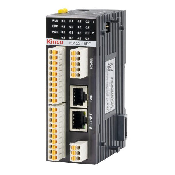 K615S-16DT, modul utama PLC, 8 input digital, 8 output transistor, Kinco