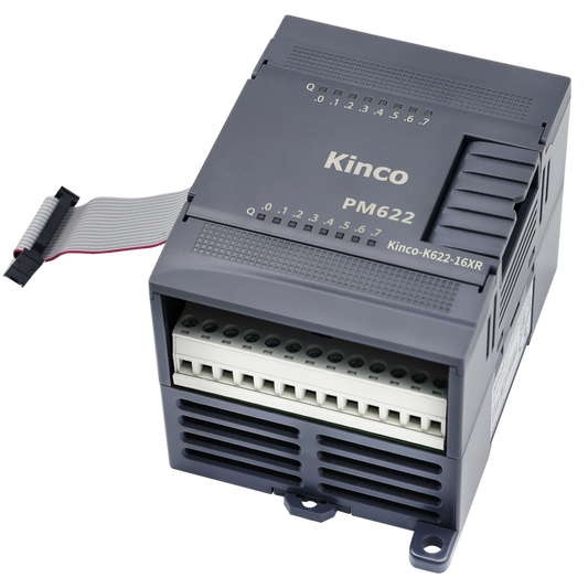 K622–16XR, PLC digitális bővítő modul K5 és K6 szériához, 16 relé kimenet, Kinco