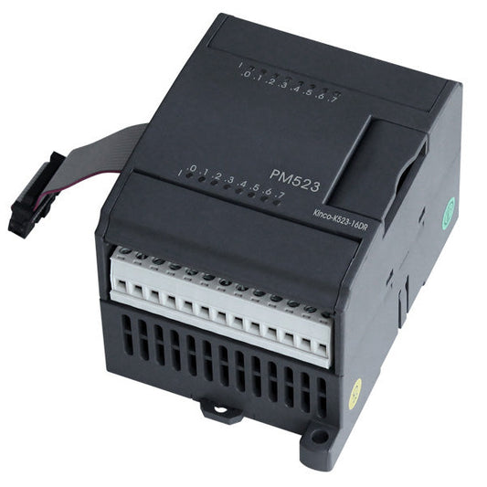 K623-16DR, PLC digitális bővítő modul K5 és K6 szériához, 8 DI, 8 RO, Kinco