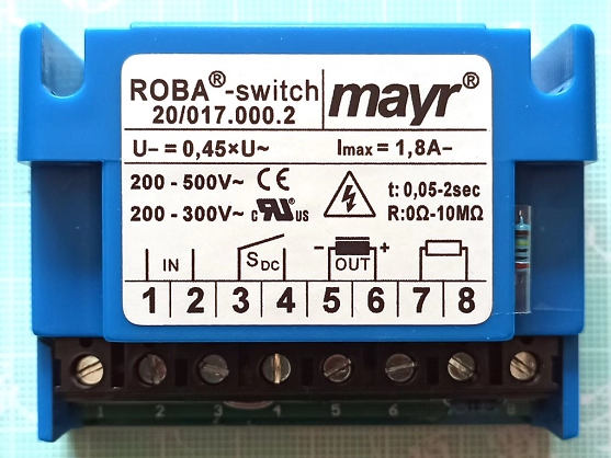 20/017.000.2, Roba-Schalter, Bremsgleichrichter