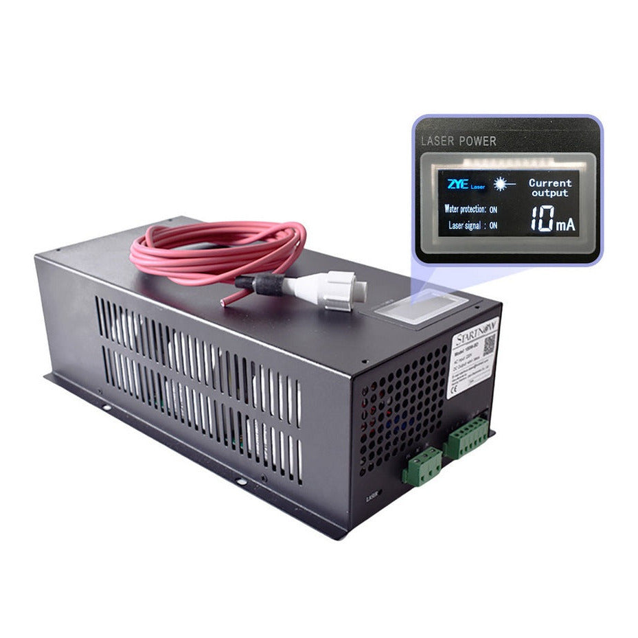 150W-BD, 130W-os CO2 Laser Tube, lézer tápegység, Startnow