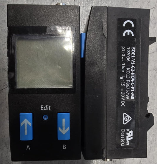 SDE1-V1-G2-HQ4-C-P1-M8, pressure sensor, Festo