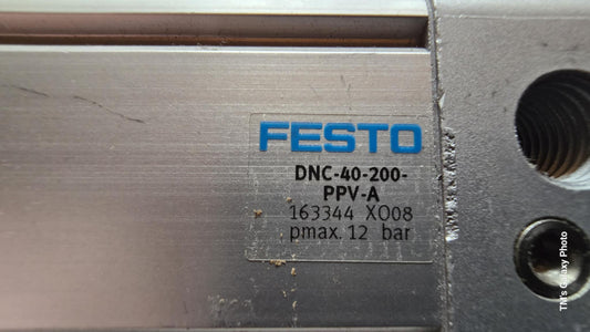 DNC-40-200-PPV-A, 163344, pneumatic cylinder, Festo
