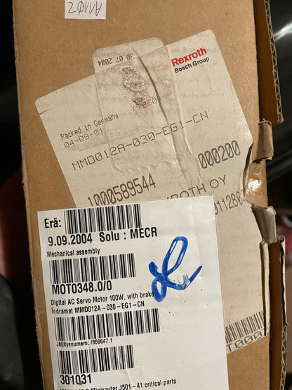 MMD012A-030-EG1-CN, Rexroth Indramat, digital, AC-Servomotor, 0,1kW, (R911286775)