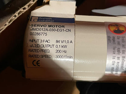MMD012A-030-EG1-CN, Rexroth Indramat, digital, AC-Servomotor, 0,1kW, (R911286775)