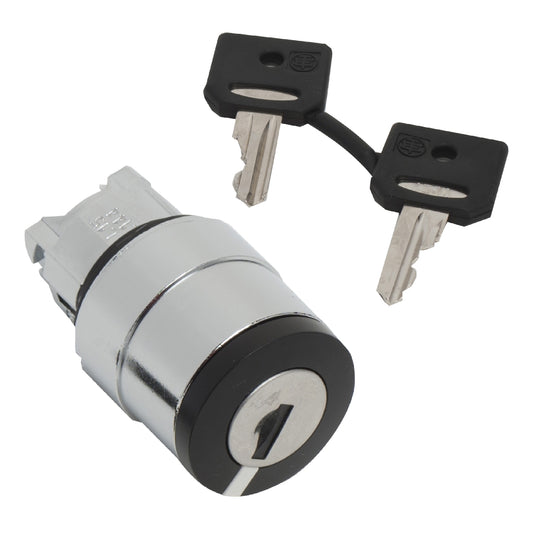 ZB4BG214, key selector switch, Schneider