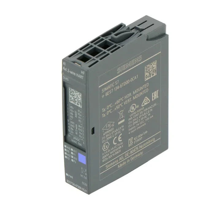 6ES7134-6TD00-0CA1, SIMATIC ET 200SP, analóg HART bemeneti modul, Siemens