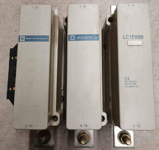 LC1F800, 3-pole power contactor, 1000A, Telemecanique