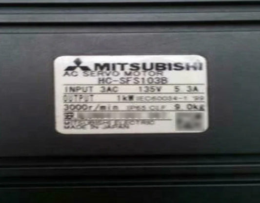 HC-SFS103B, AC szervo motor, 1 kW, Mitsubishi