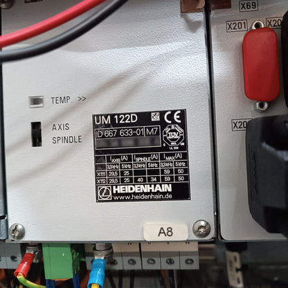 667633-01, UM122D, 25+25/34A, Heidenhain inverter, teljesítménymodul