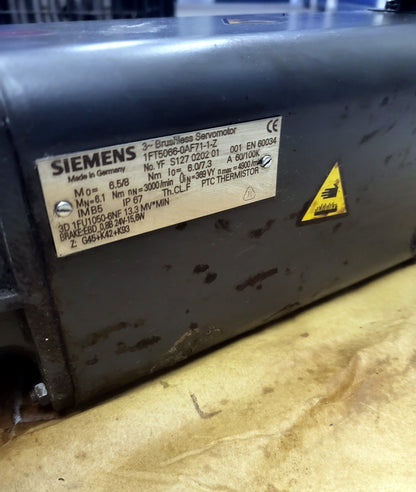1FT5066-0AF71-1-Z, AC feed motor, 6.1Nm, Siemens