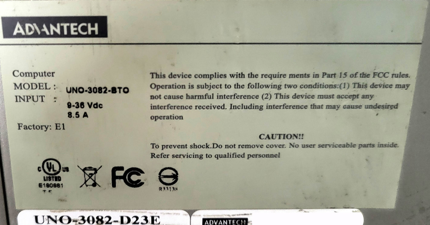 UNO-3082-D23E, Advantech IPC