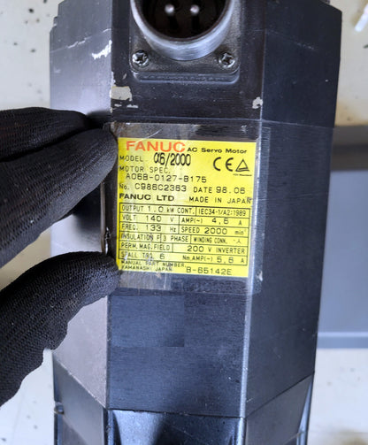 A06B-0127-B175, 1kW, Fanuc, AC servo motor